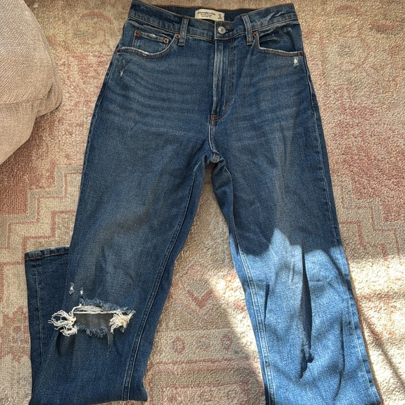 Ankle straight ultra high rise jeans - Picture 3 of 5